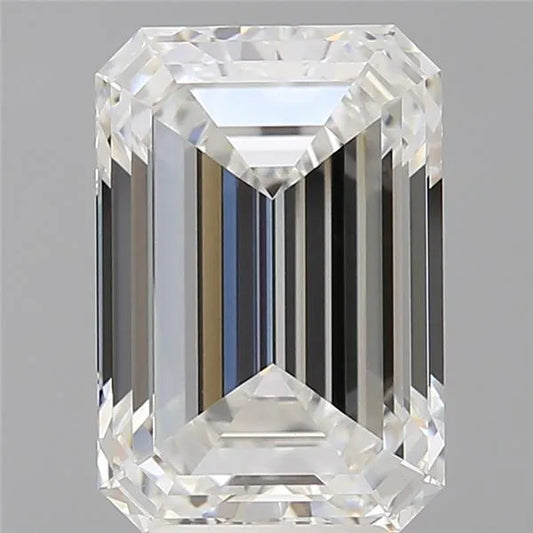 5.10ct Emerald Lab Grown Diamond (Colour E, Clarity VVS2, IGI Certified)
