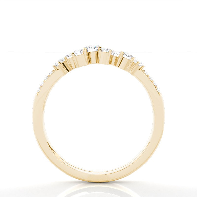 Rounds Prong Set Diamond Wedding Ring - Prime & Pure