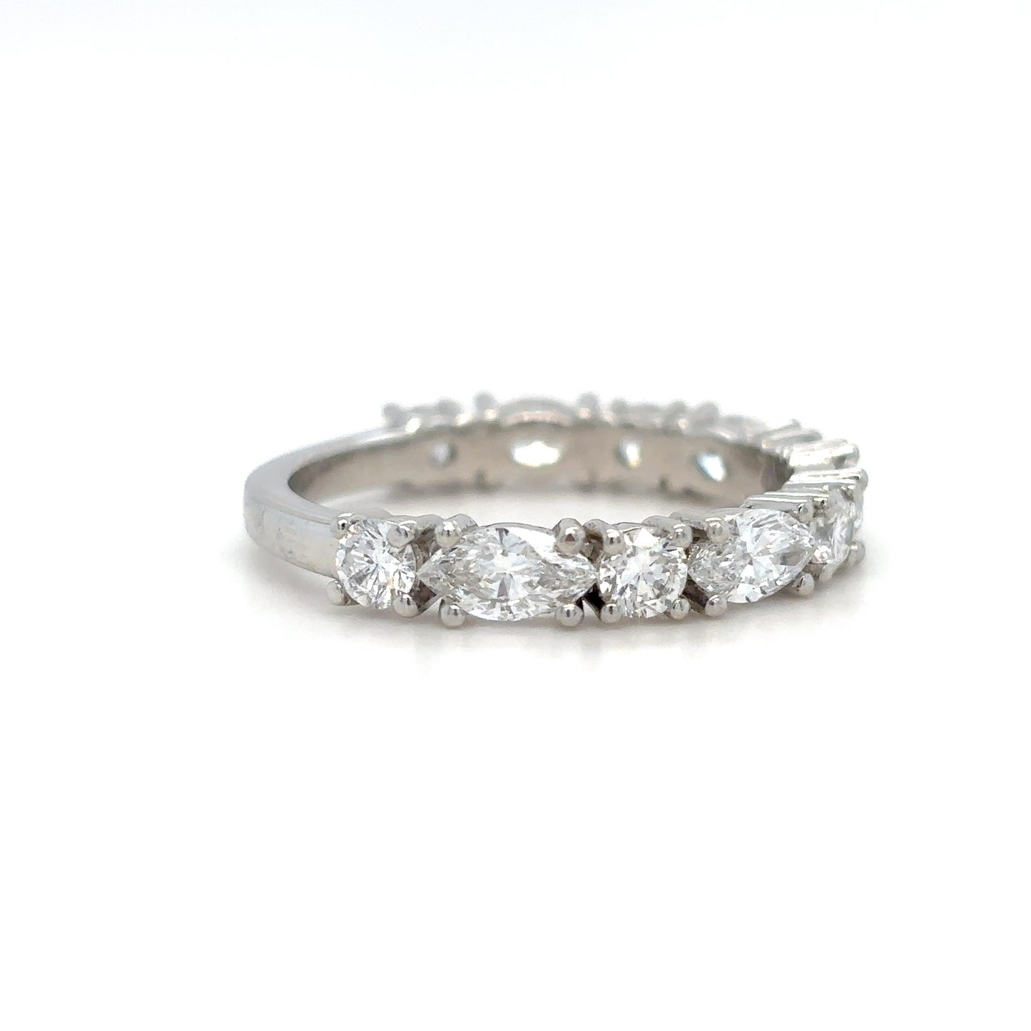 Lucy - Round and Marquise Wedding Ring - Prime & Pure