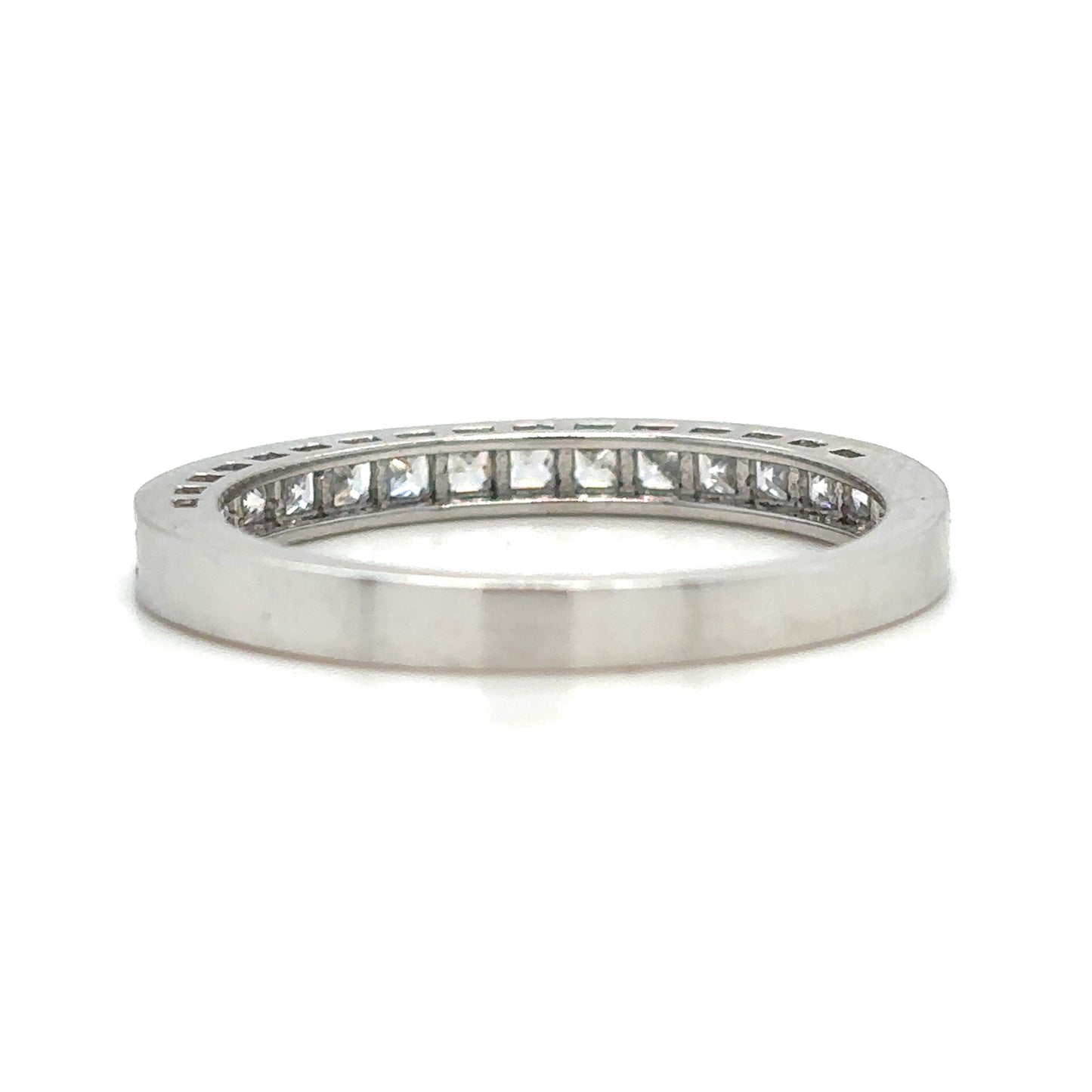 Avery- Princess Cut nestled in a channel setting - Prime & Pure