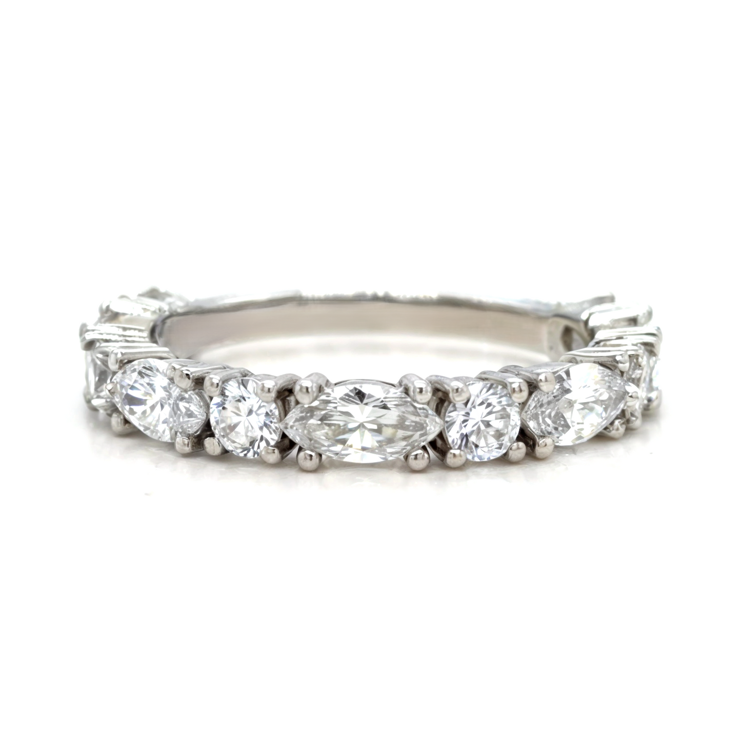 Lucy - Round and Marquise Wedding Ring - Prime & Pure
