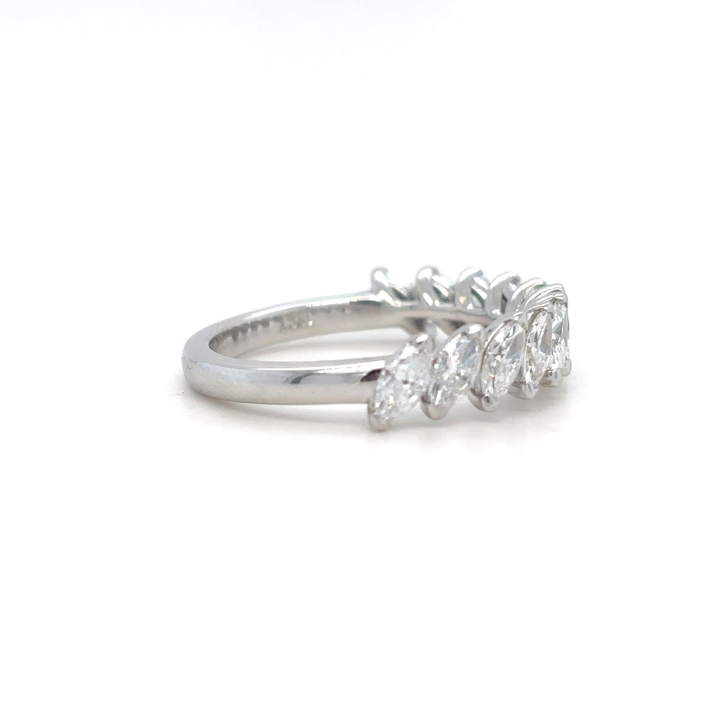 Elsa - Marquise Half Eternity Wedding Ring - Prime & Pure