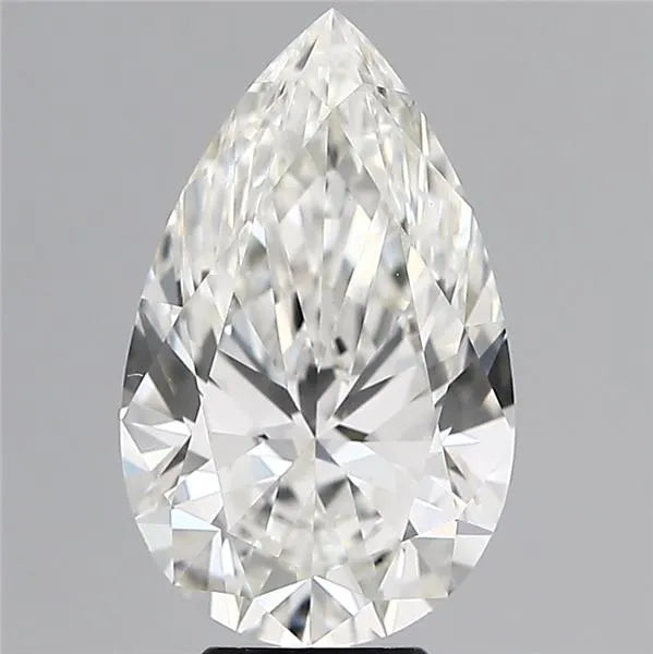 5.72ct Pear Lab Grown Diamond (Colour G, Clarity VVS2, IGI Certified)