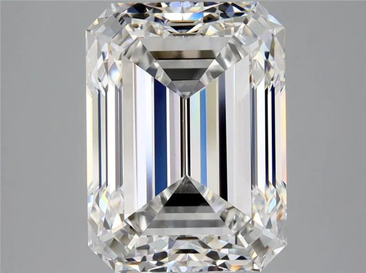 5.01ct Emerald Natural Diamond (Colour E, Clarity VVS2, Cut GD, GIA Certified)