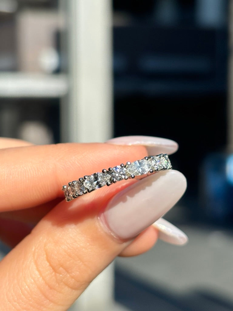 Lucy - Round and Marquise Wedding Ring - Prime & Pure