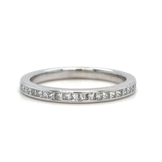 Amy - Princess Channel Set Wedding Ring - Prime & Pure