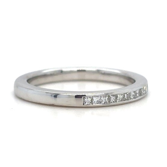 Amy - Princess Channel Set Wedding Ring - Prime & Pure