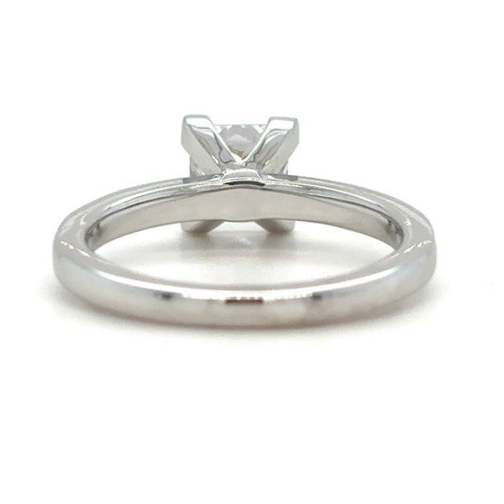 Annie - " 1.5ct " Princess Solitaire in 18k Gold with Channel set Band (Ready) - Prime & Pure