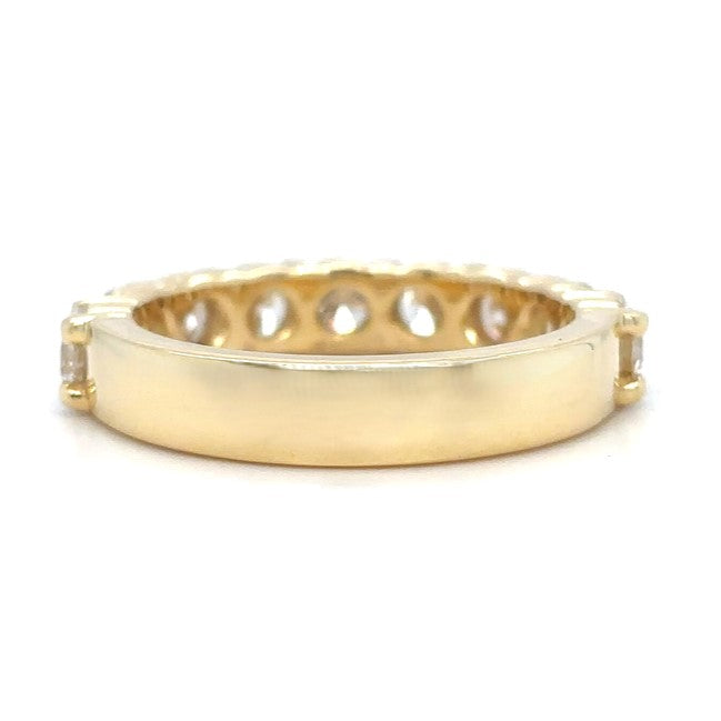 Bianca - Round Diamonds Half Eternity Ring - Prime & Pure