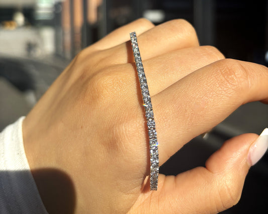 Diamond Tennis Bracelet (Round 4 Prong) 1ct to 10ct - Prime & Pure