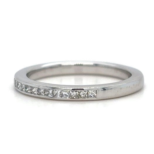 Amy - Princess Channel Set Wedding Ring - Prime & Pure