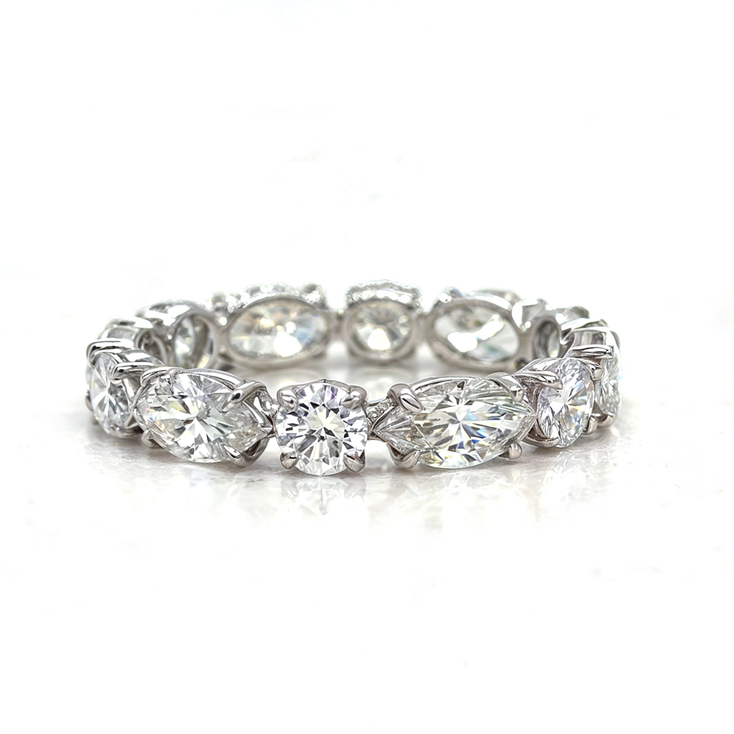 Helena- Round and Marquise Eternity Ring - Prime & Pure