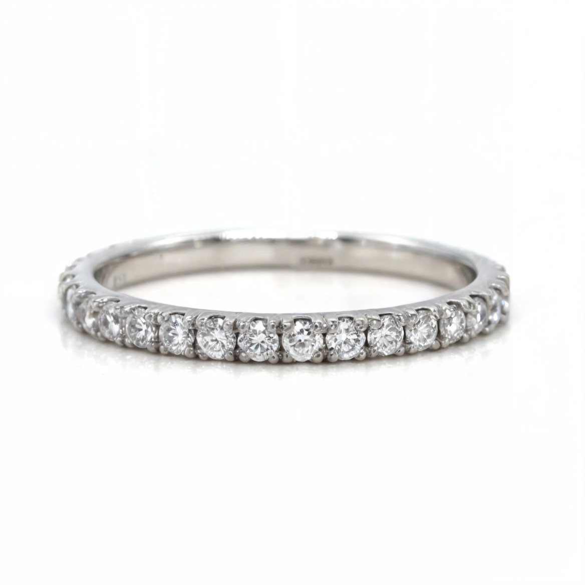 Joanna - Round Diamond Band Pave Set Ring - Prime & Pure