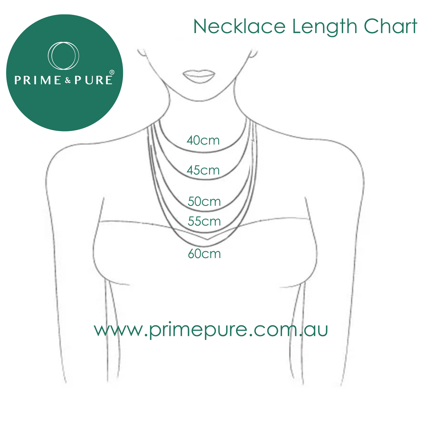 Sterling Silver Name Necklace by Prime & Pure Jewellery Australia - Prime & Pure