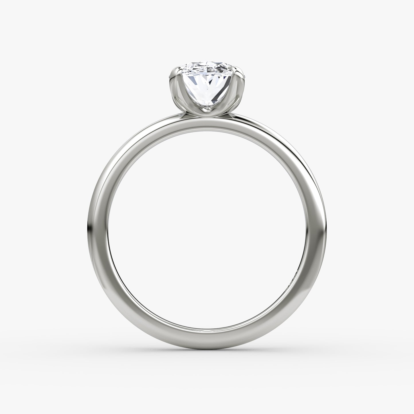 Oval Cut Diamond Solitaire Ring - Prime & Pure