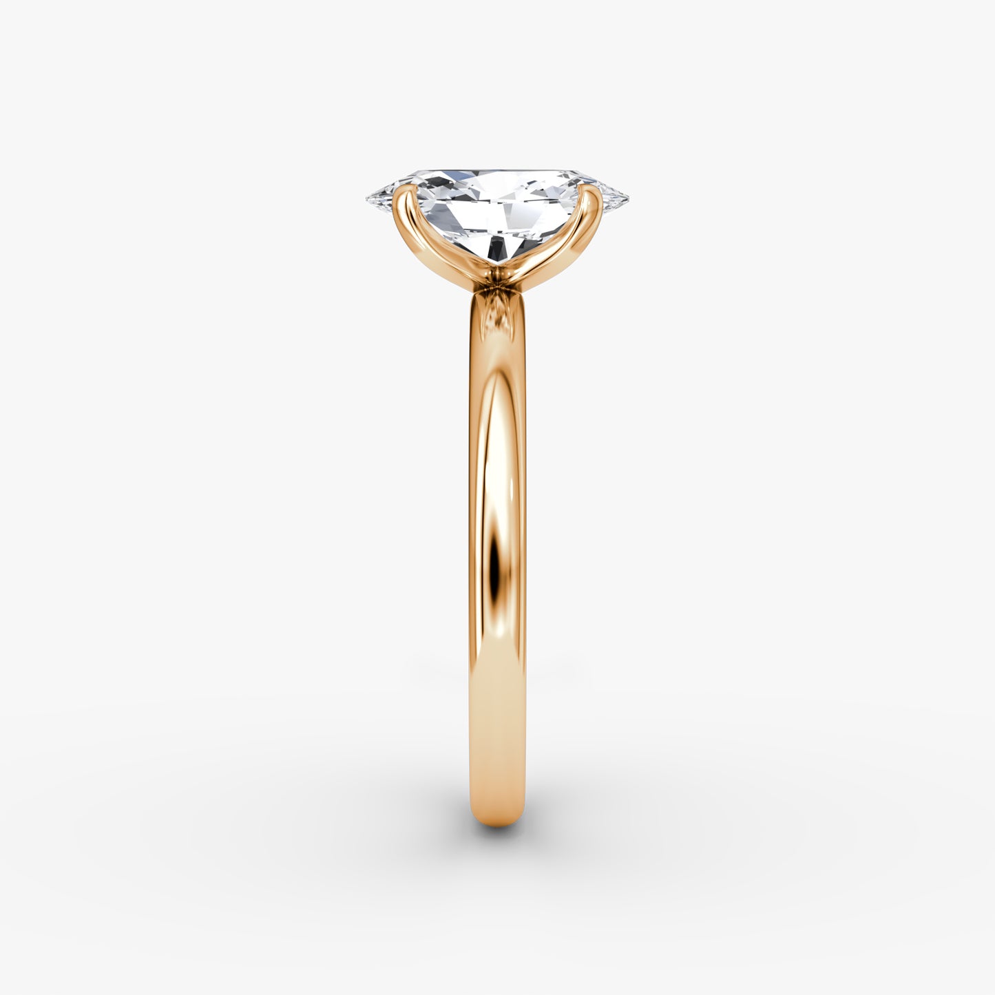 Oval Cut Diamond Solitaire Ring - Prime & Pure