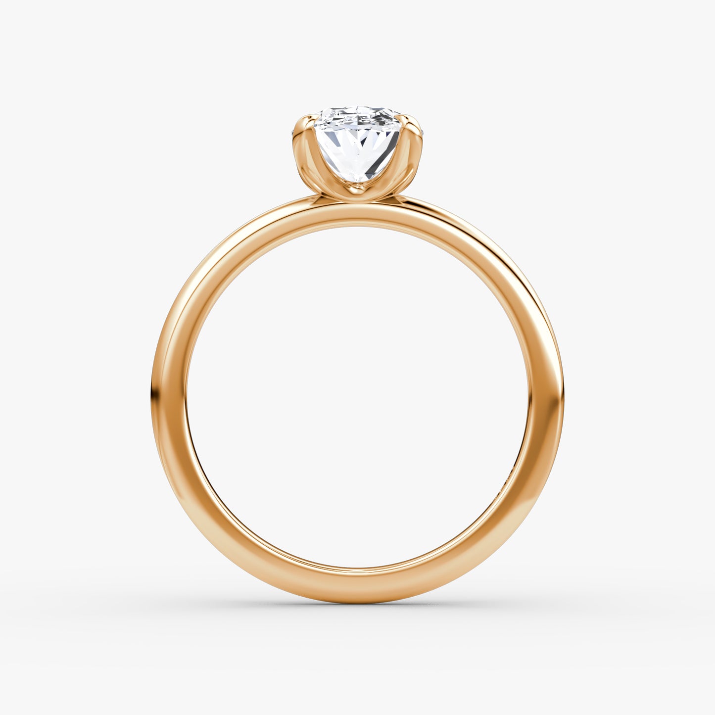 Oval Cut Diamond Solitaire Ring - Prime & Pure