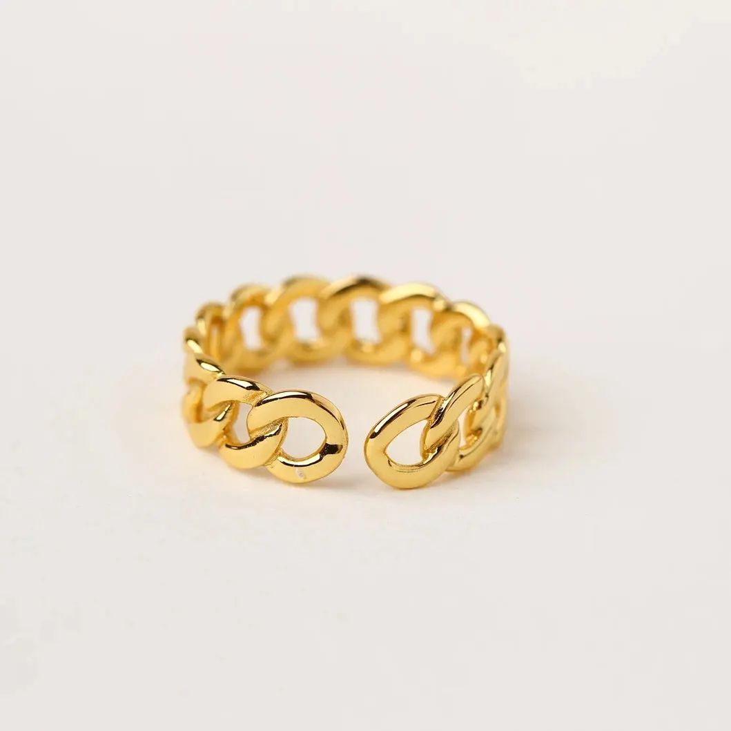 Adjustable Cuban Link Ring - Prime & Pure