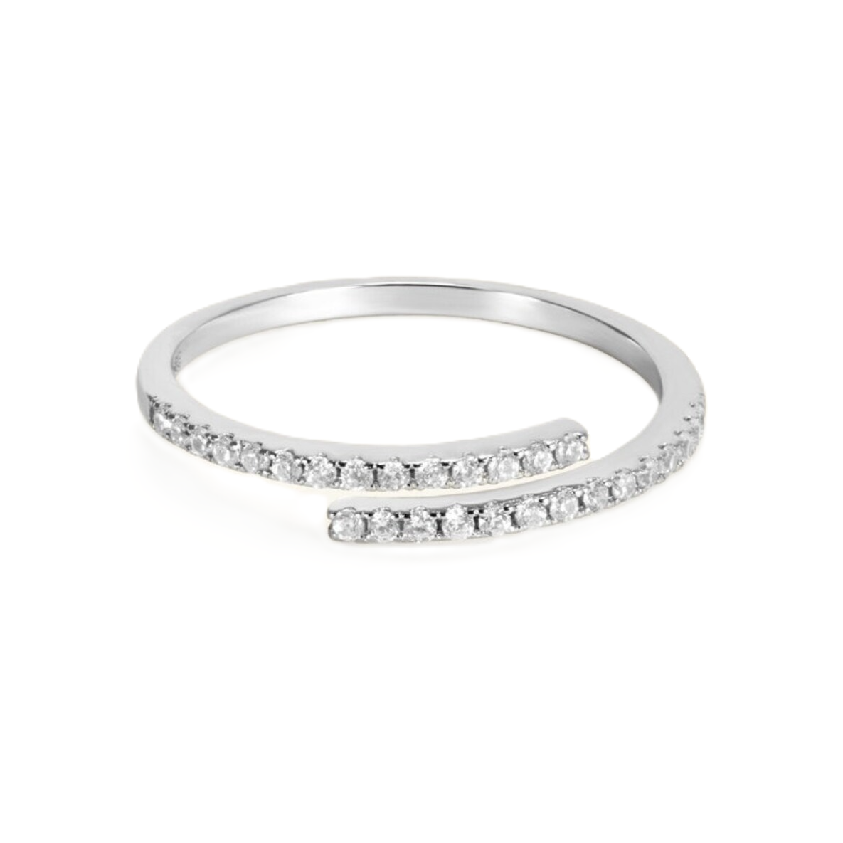 Open Band Round cut Diamond Ring - Prime & Pure