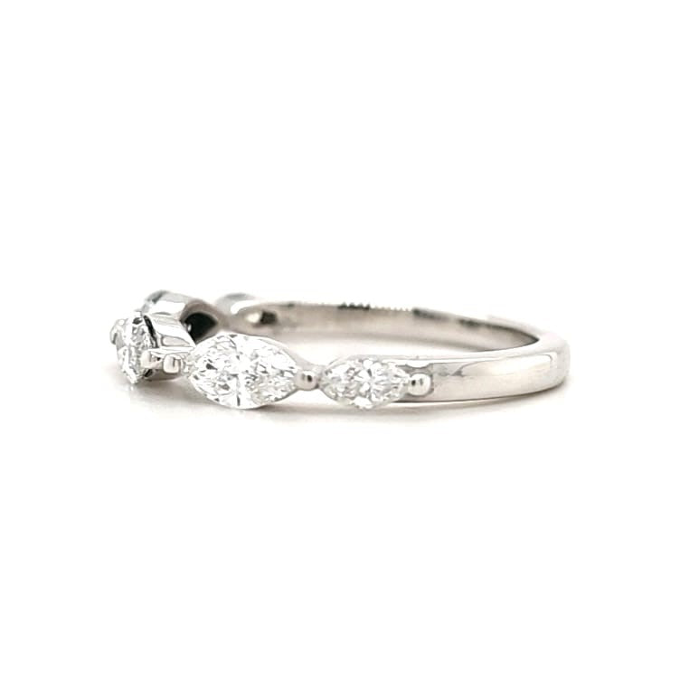 Imogen - Marquise Stones Wedding Ring 2 sizes - Prime & Pure