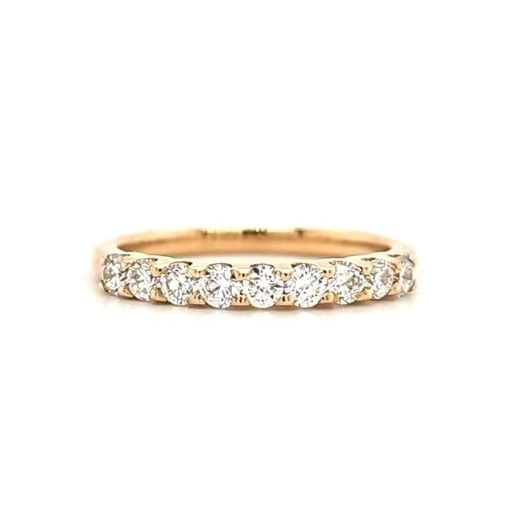 Indiana - Round Diamond Square Set Band - Prime & Pure