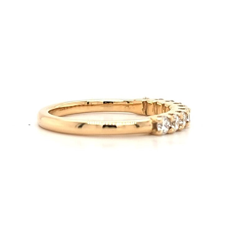 Indiana - Round Diamond Square Set Band - Prime & Pure