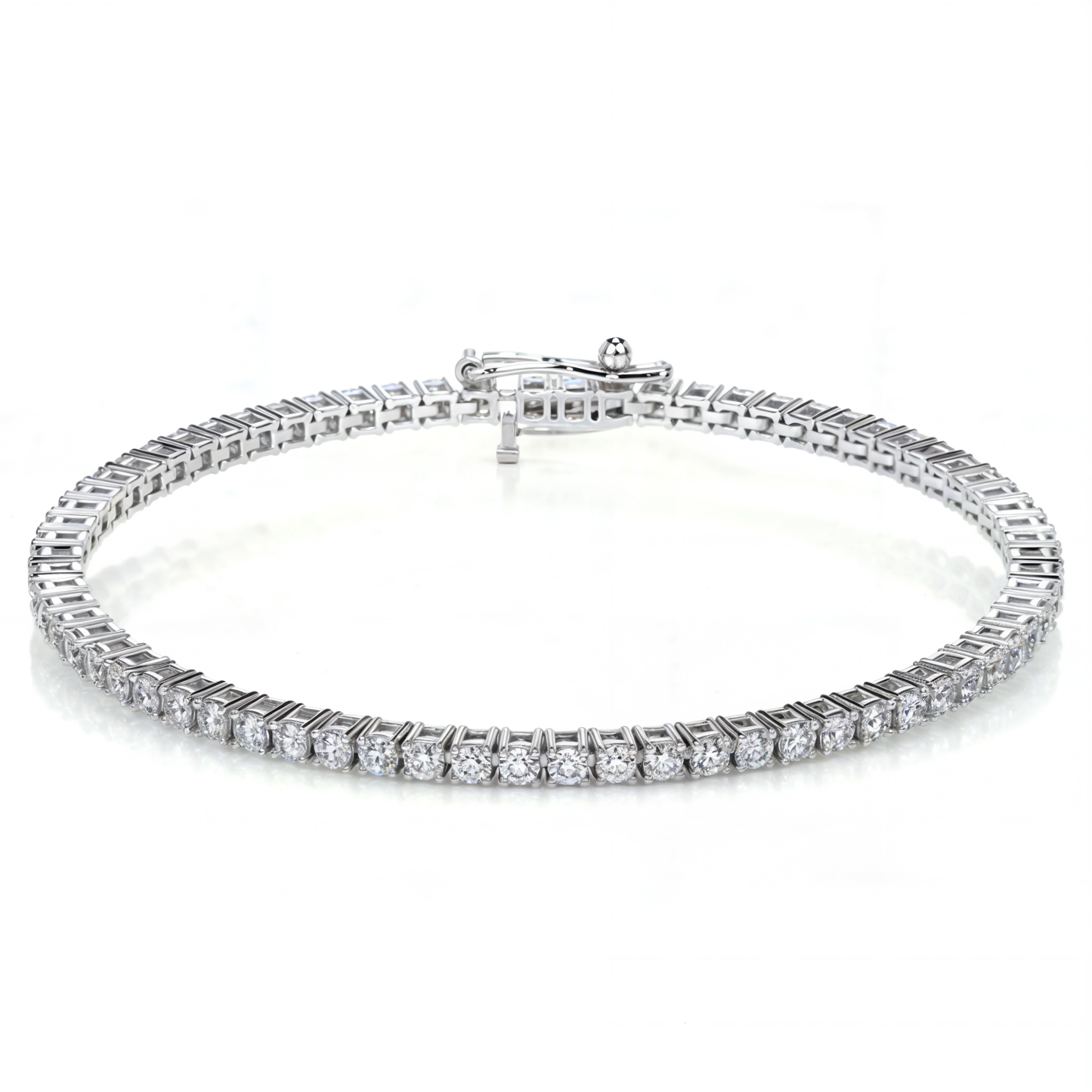 Diamond Tennis Bracelet (Round 4 Prong) 1ct to 10ct - Prime & Pure