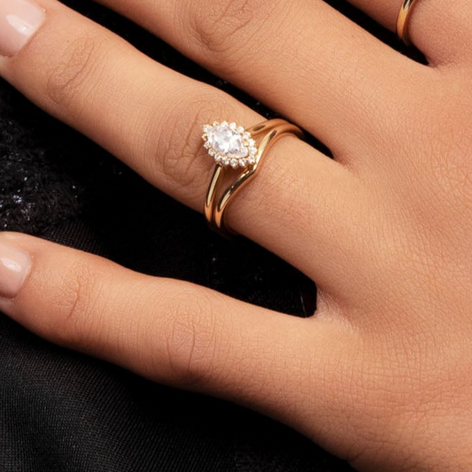 Ruby - Curved Wedding Ring - Prime & Pure