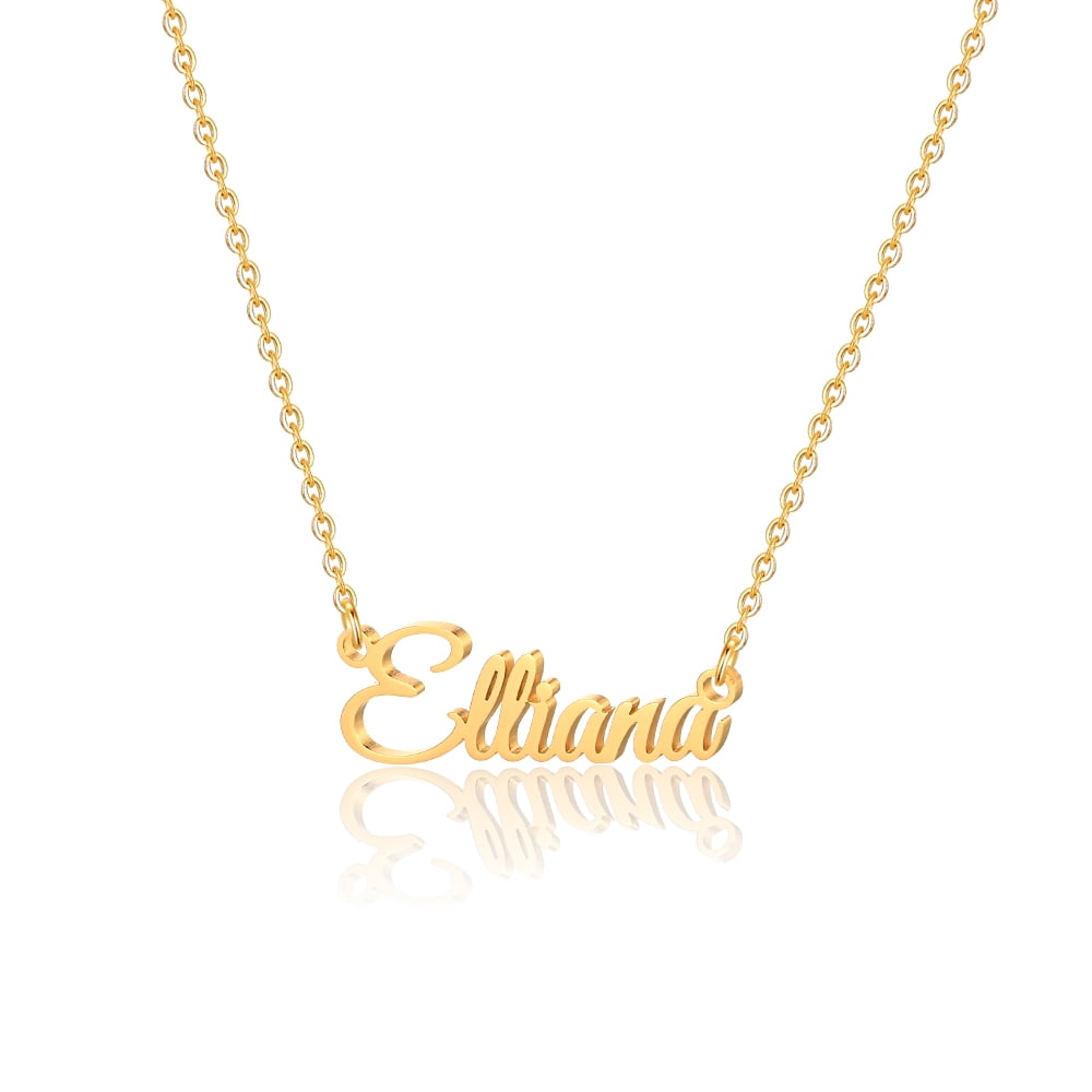22k Gold Name Necklace by Prime & Pure Jewellery Australia