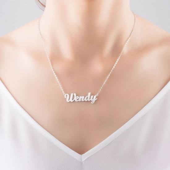 Sterling Silver Name Necklace by Prime & Pure Jewellery Australia - Prime & Pure