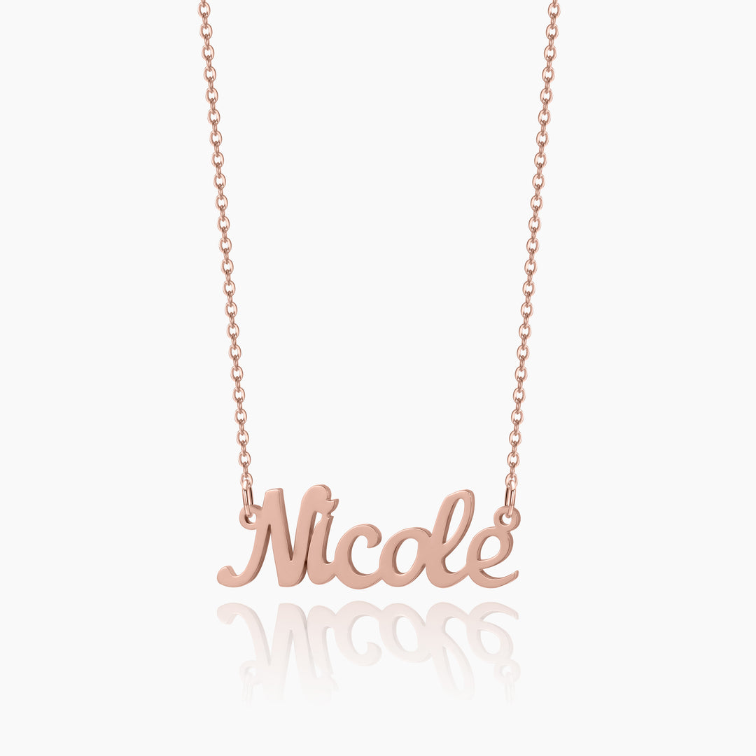 22k Gold Name Necklace by Prime & Pure Jewellery Australia - Prime & Pure