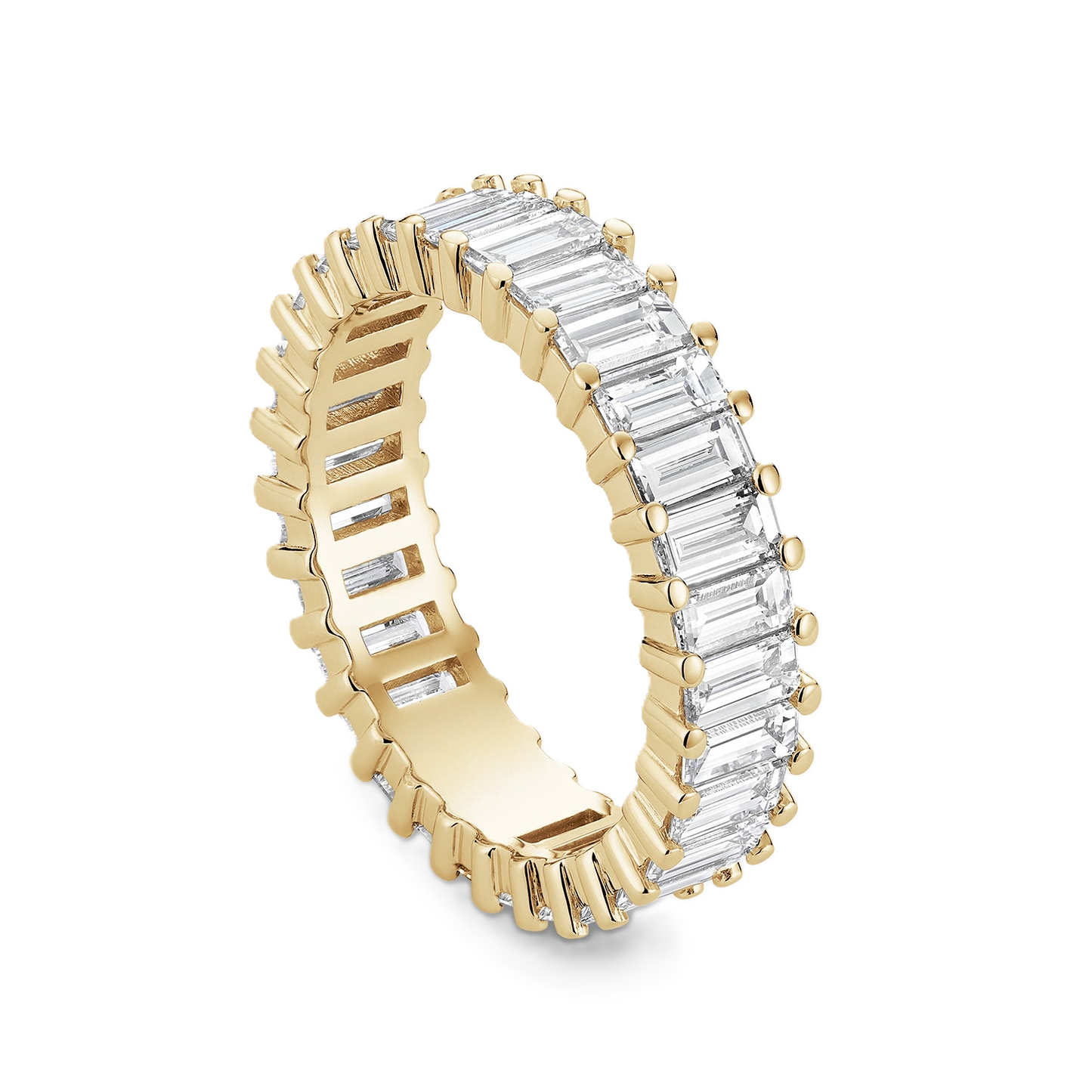 Eternity Ring with Baguette Diamonds - Prime & Pure