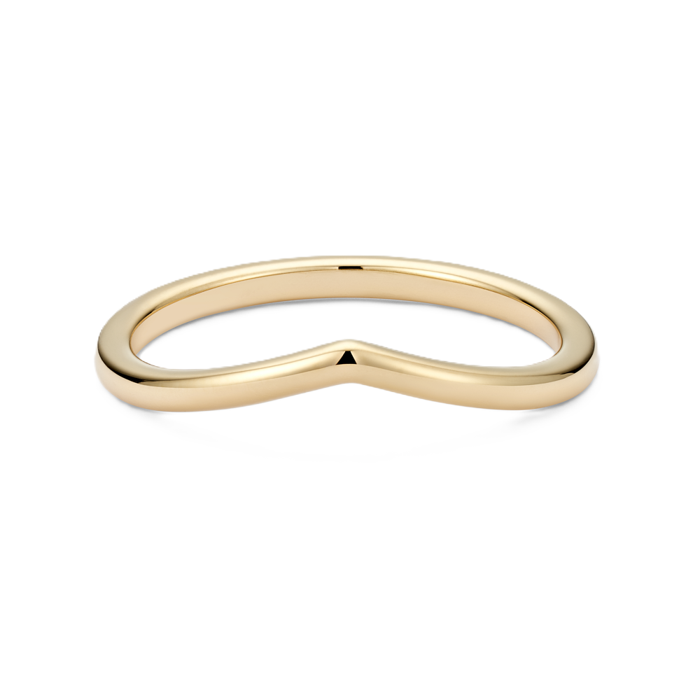 Ruby - Curved Wedding Ring - Prime & Pure