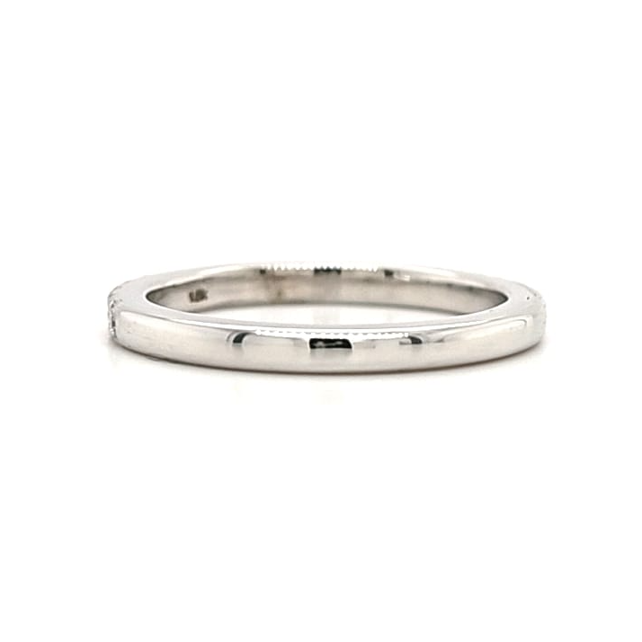 Alinta - Round Diamond Half Set Pave Band - Prime & Pure