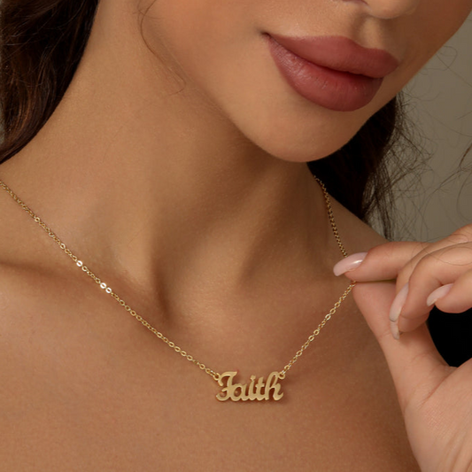 9k Gold Name Necklace by Prime & Pure Jewellery Australia - Prime & Pure
