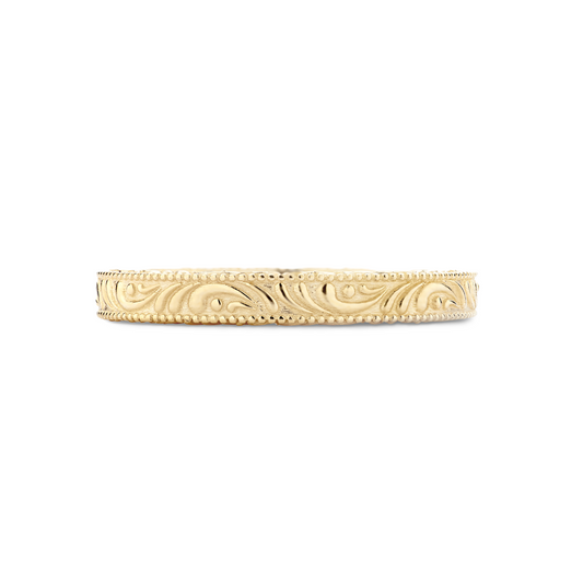 Zara - Wedding Ring with Filigree Detailing - Prime & Pure