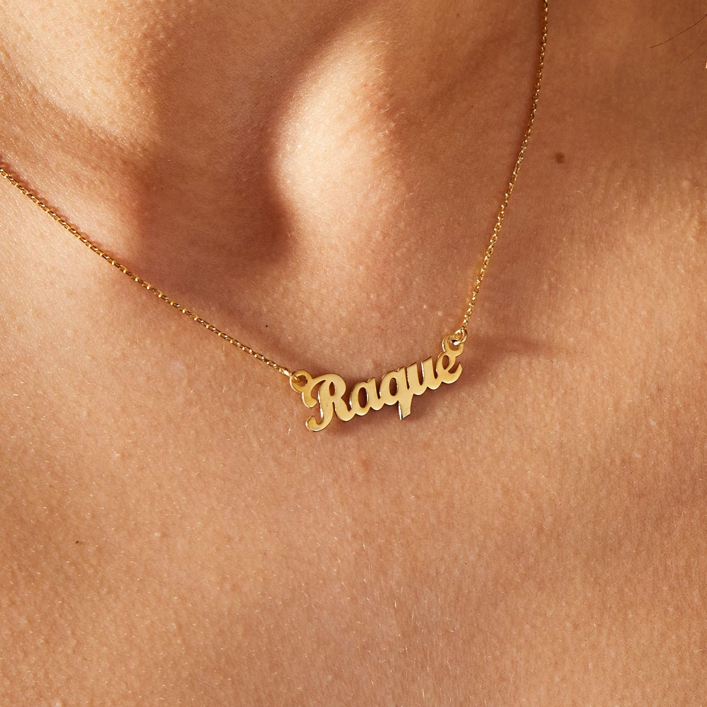 18k Gold Name Necklace by Prime & Pure Jewellery Australia - Prime & Pure