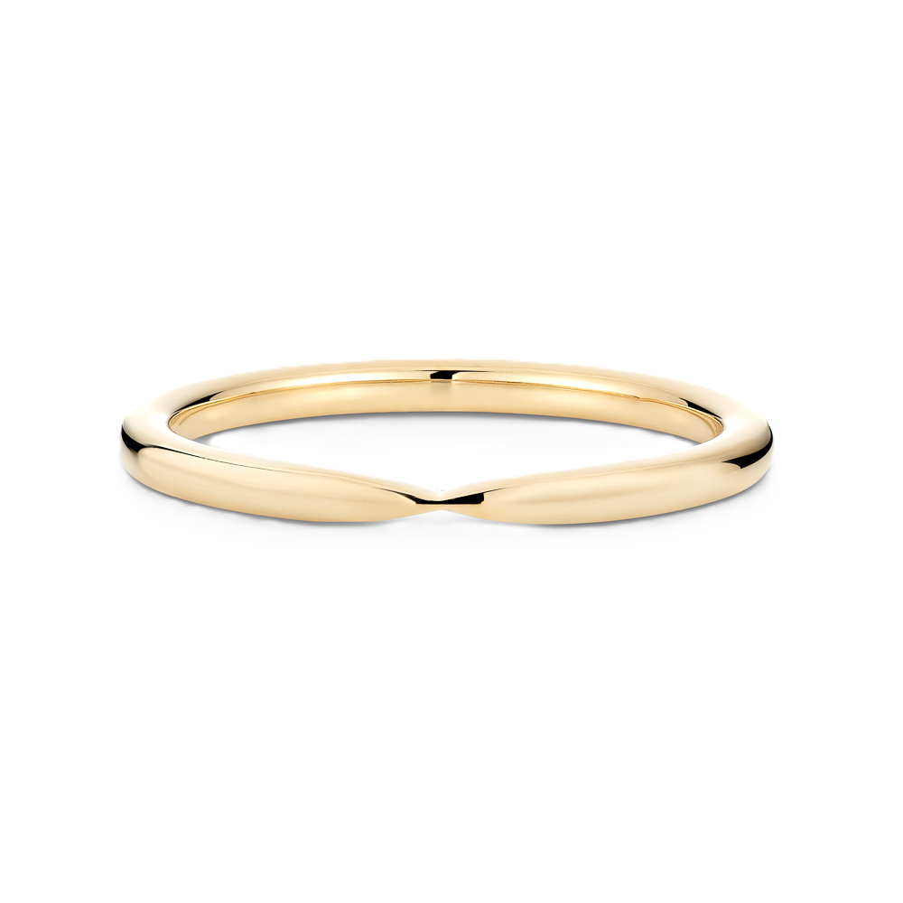 Yara - Tapered Centre Wedding Ring - Prime & Pure