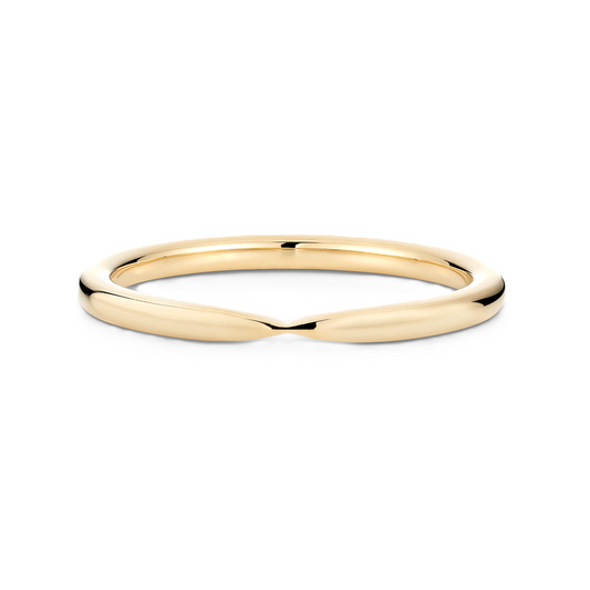Yara - Tapered Centre Wedding Ring - Prime & Pure