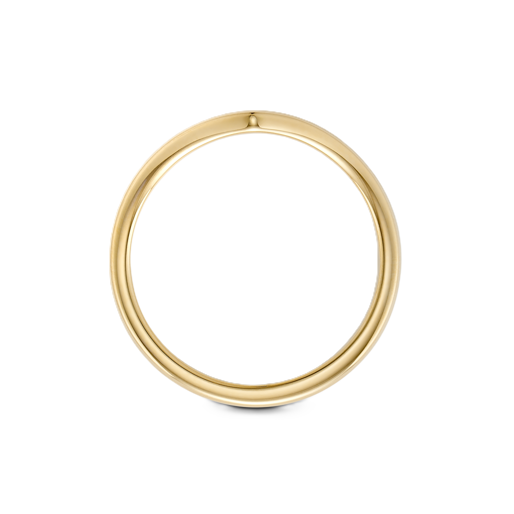 Ruby - Curved Wedding Ring - Prime & Pure