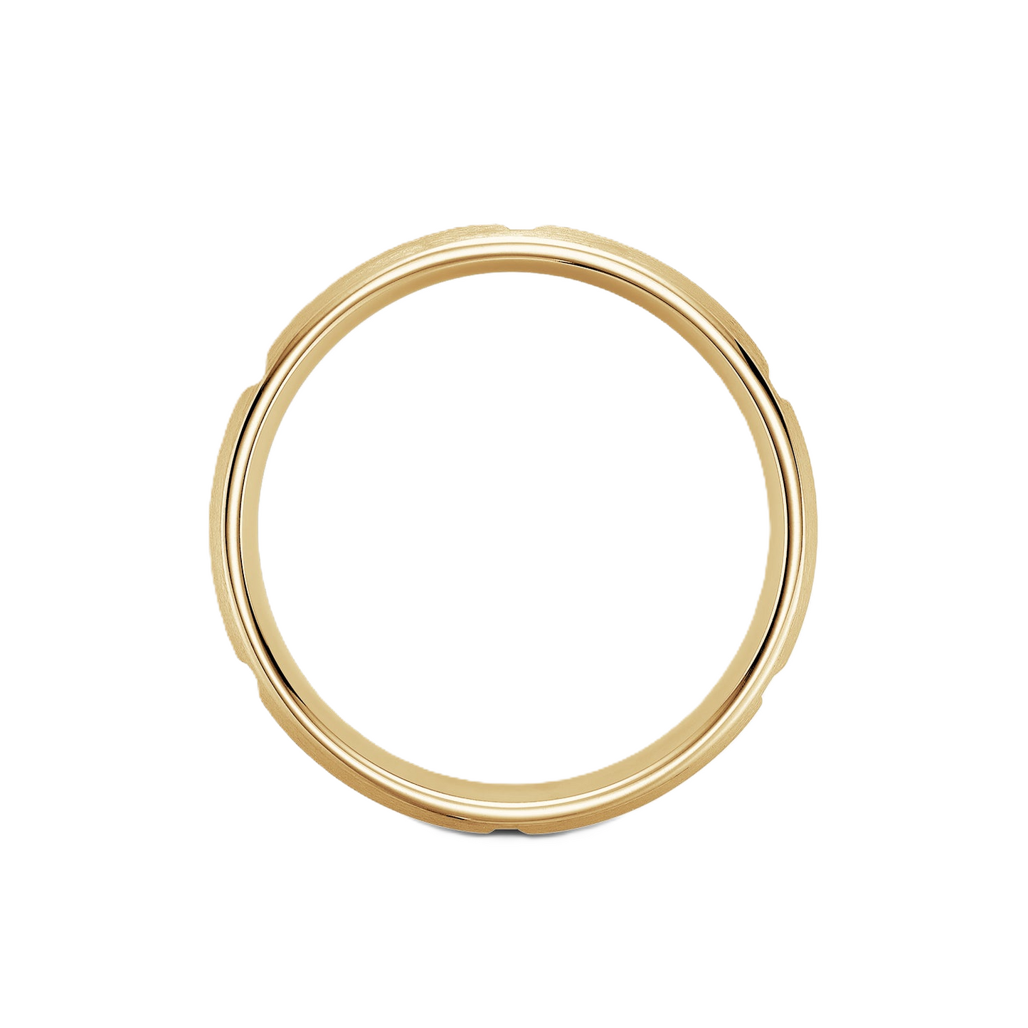 Millie - Brushed Block Wedding Ring - Prime & Pure