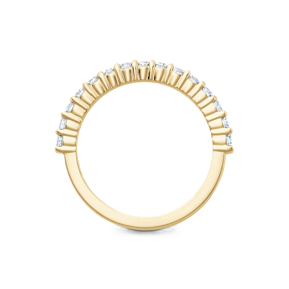Half-Eternity Diamond Wedding Ring - Prime & Pure