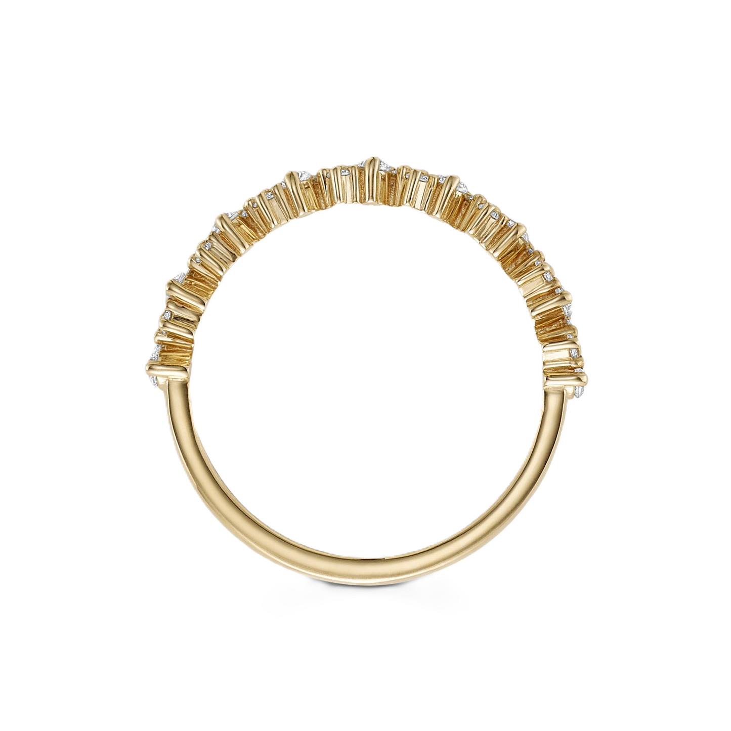 Diamond Cluster Wedding Ring - Prime & Pure