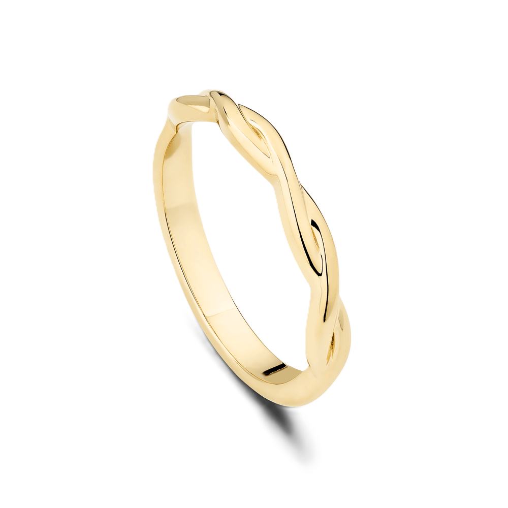 Hazel - Half Twisted Wedding Ring - Prime & Pure
