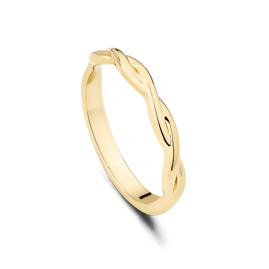 Hazel - Half Twisted Wedding Ring - Prime & Pure