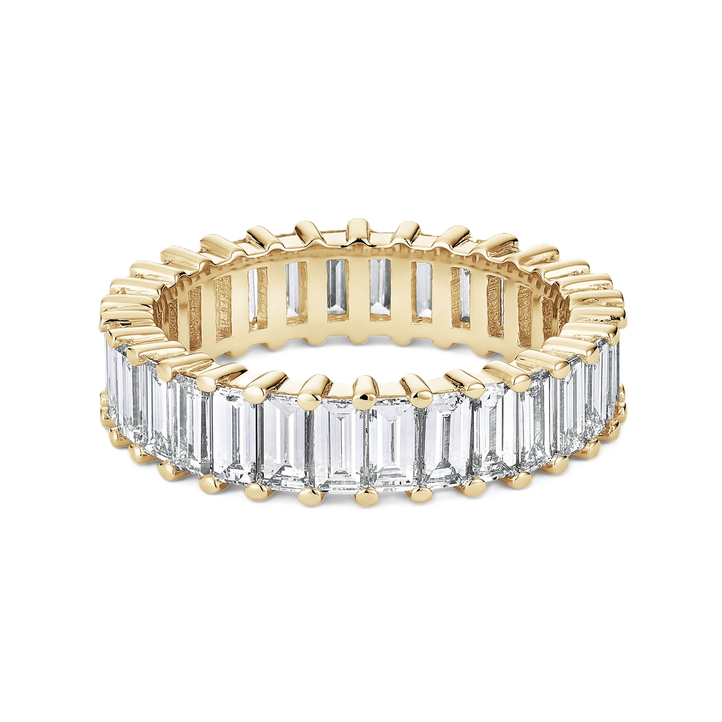 Eternity Ring with Baguette Diamonds - Prime & Pure