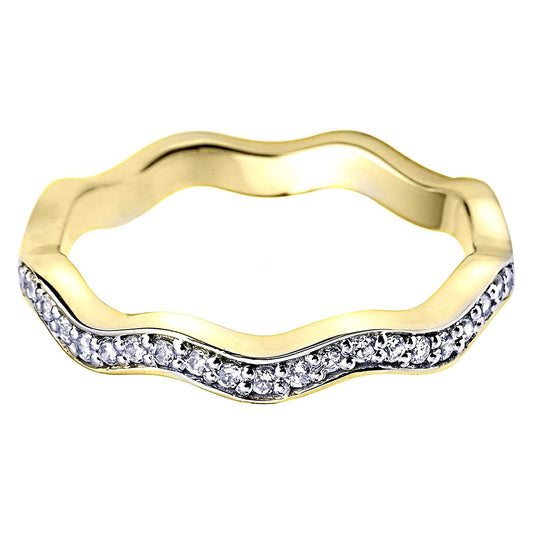 Curved Diamond Band Eternity Ring - Prime & Pure