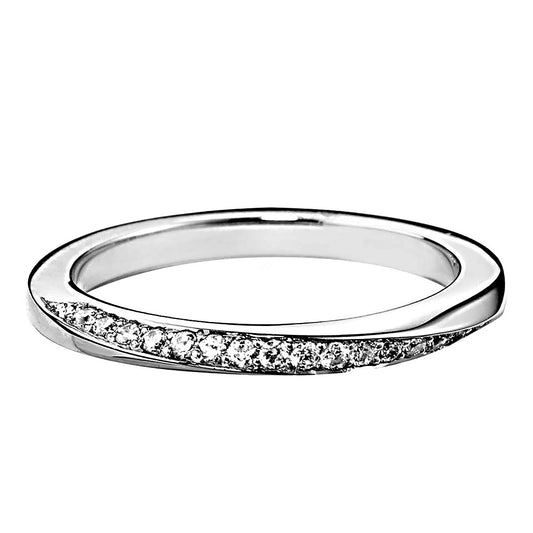 Twisted Round cut Diamond Eternity Ring - Prime & Pure