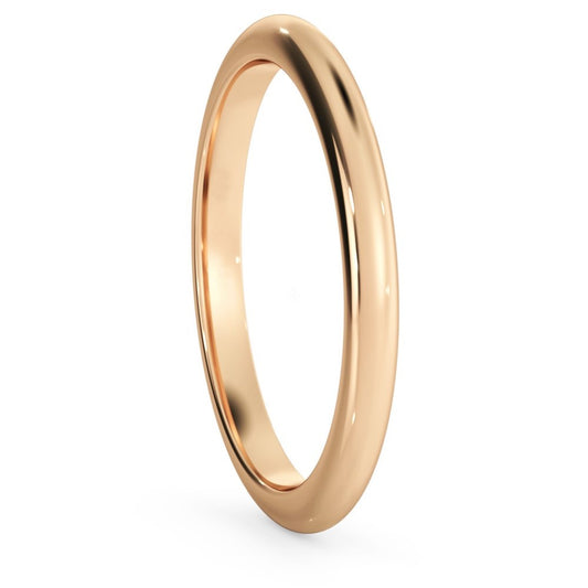 D-Cut Wedding Ring - 2mm width - Prime & Pure