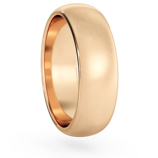 D-Cut Wedding Ring - 6mm width - Prime & Pure